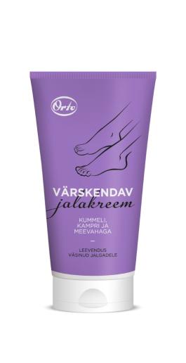 ORTO VÄRSKENDAV JALAKREEM KUMMEL,KAMPER,MEEVAHA 150ML