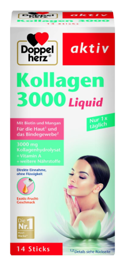 DOPPELHERZ KOLLAGEN 3000 VEDELIK N14