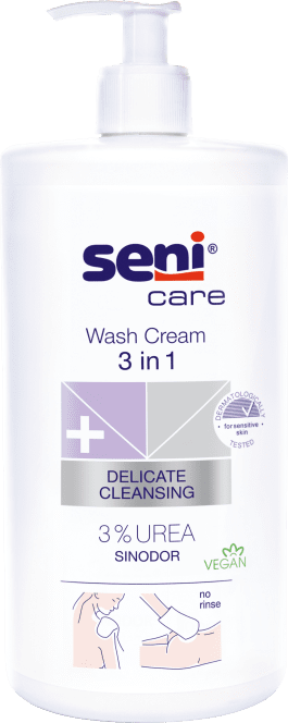 SENI CARE 3IN1 PESUKREEM 3% UREA 1000ML