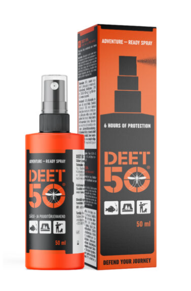 DEET 50 SÄÄSE/PUUGITÕRJE SPREI 50ML