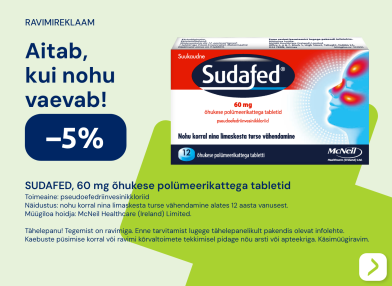 Sudafed -5%