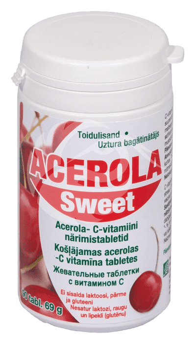 ACEROLA SWEET TBL 75MG N90