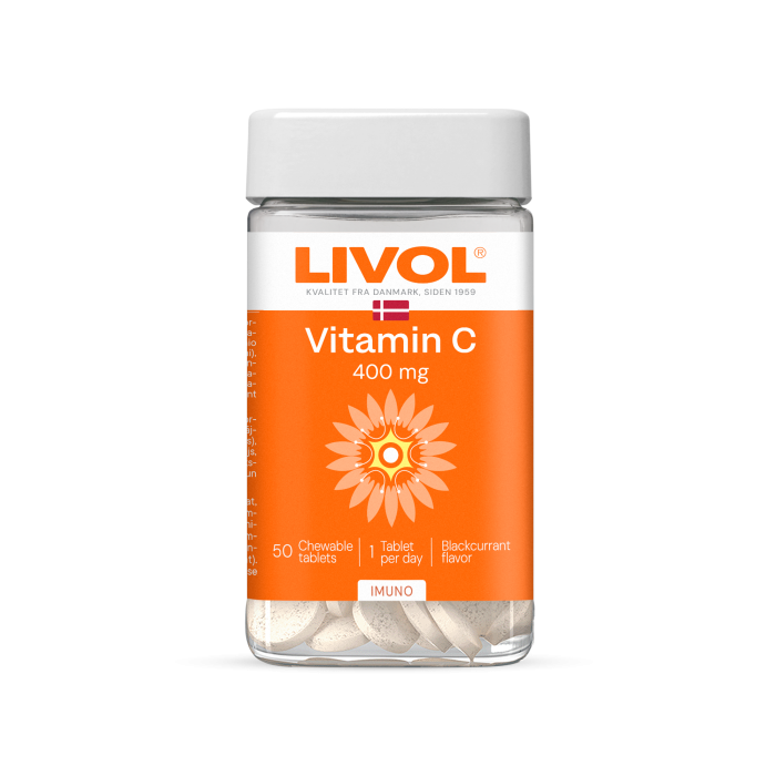 LIVOL VITAMIIN C NÄRIMISTBL MUSTSÕSTRAMAITSELINE N50