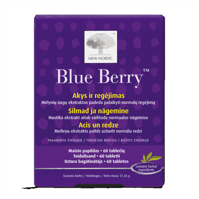 BLUE BERRY OMEGA-3 KAPSLID N60