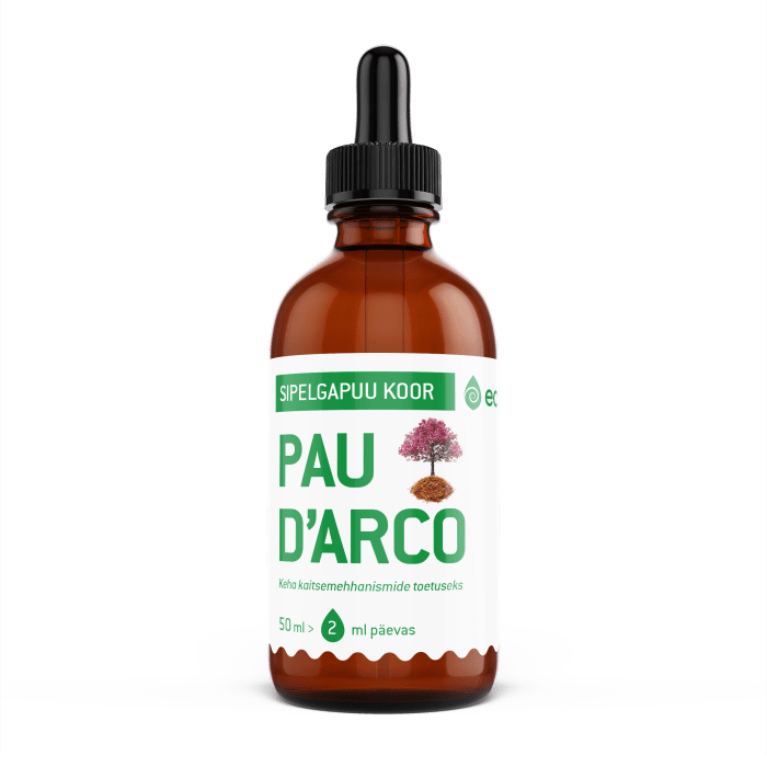 ECOSH PAU D'ARCO SIPELGAPUU KOORE TILGAD 50ML