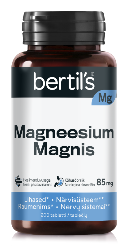 BERTILS MAGNEESIUM MAGNIS TBL 85MG N200