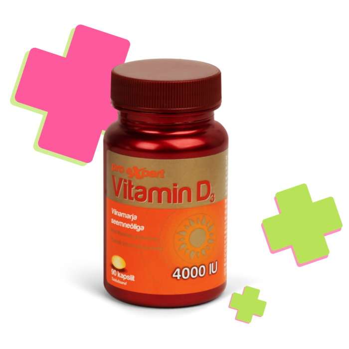 PRO EXPERT VITAMIIN D ÕLIKAPSLID 4000IU N90