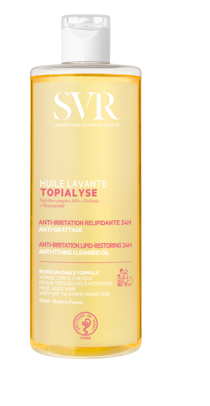 SVR TOPIALYSE HUILE LAVANTE PESUÕLI KUIVALE/ATOOPILISELE NAHALE 400ML
