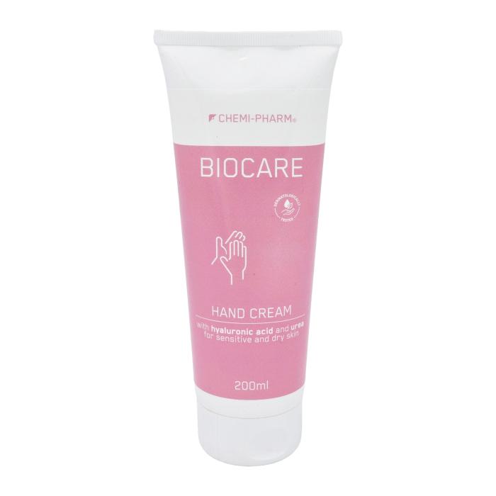 CHEMI-PHARM BIOCARE KÄTEKREEM HÜALUROONHAPPE/UUREAGA 200ML