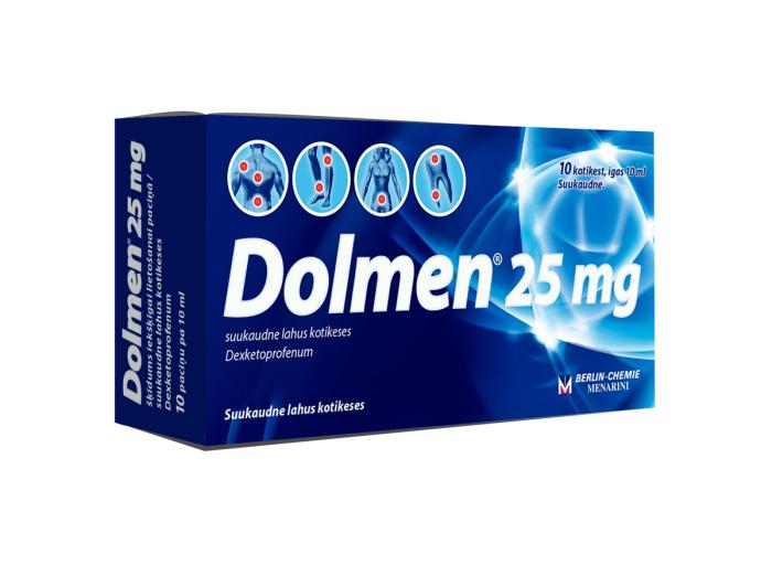 DOLMEN SUUKAUDNE LAHUS KOTIKESES 25MG N10