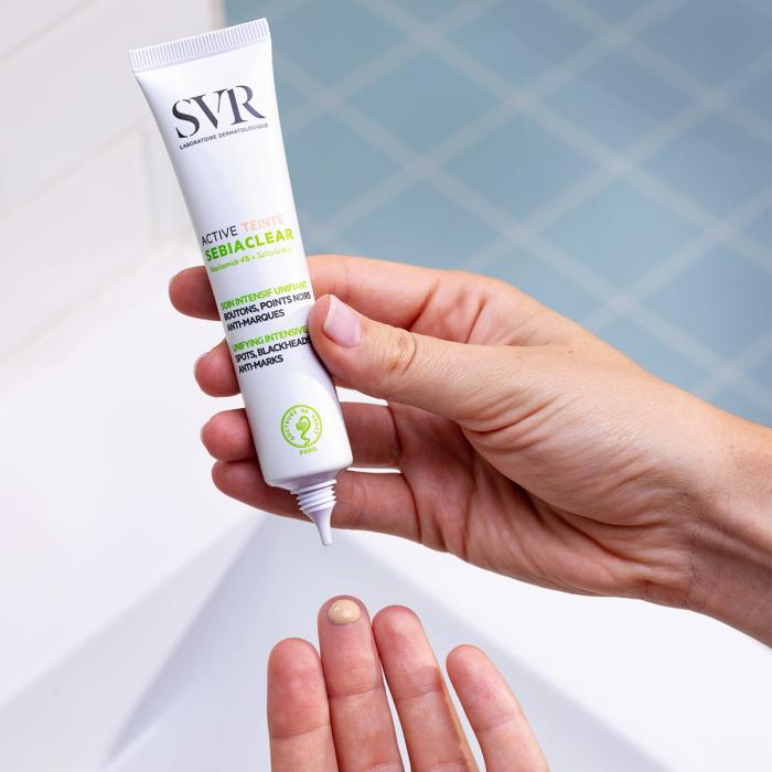 SVR SEBIACLEAR ACTIVE TEINTE KREEM PROBLEEMSELE NAHALE TOONIV 40ML