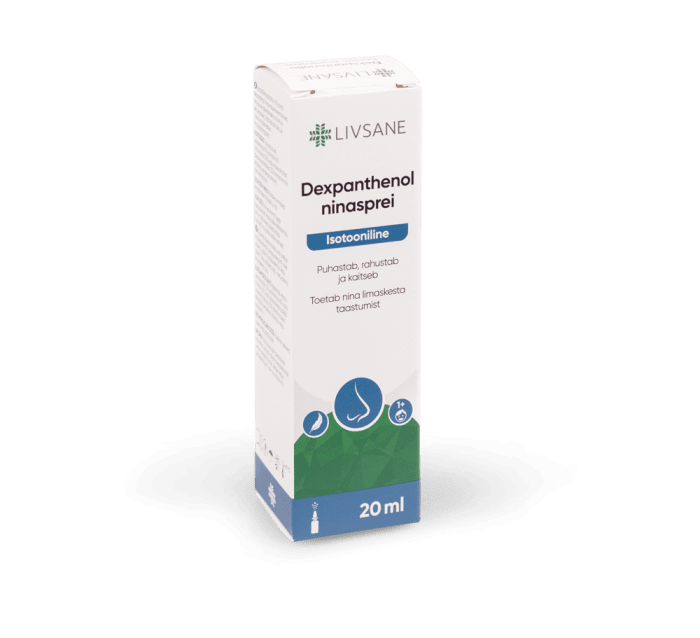 LIVSANE NINASPREI ISOTOONILINE DEKSPANTENOOLIGA 20ML