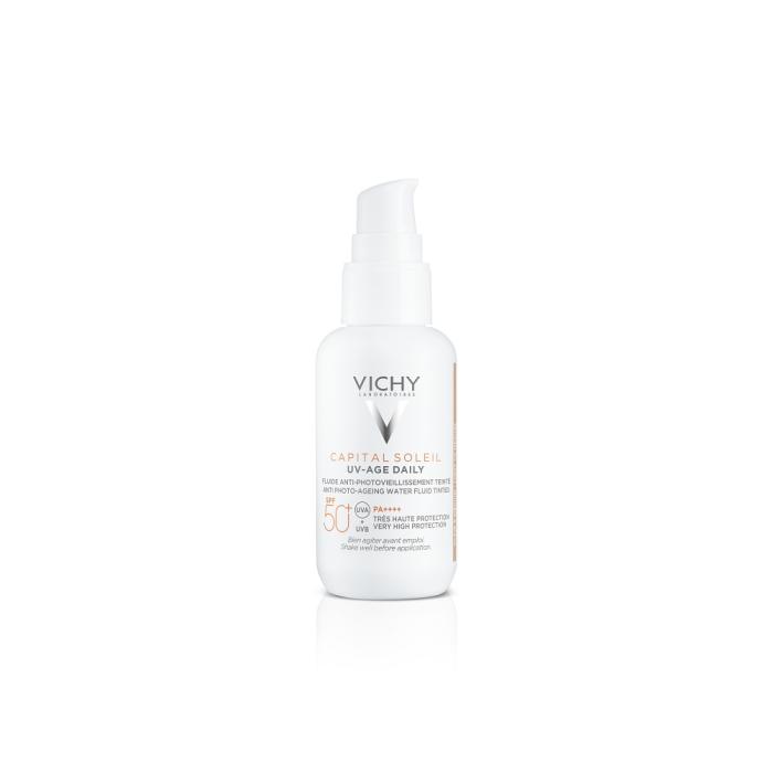 VICHY CS PÄIKESEKAITSEEMULSIOON  SPF50 NÄOLE TOONIV UVA 40ML