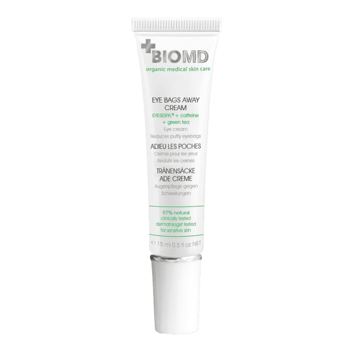 BIOMD EYE BAGS AWAY KREEM SILMAALUSTE TURSETE VASTU 15ML