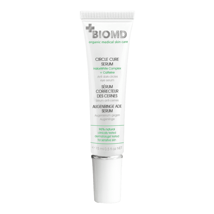 BIOMD CIRCLE CURE SEERUM TUMEDATE SILMAALUSTE VASTU 15ML