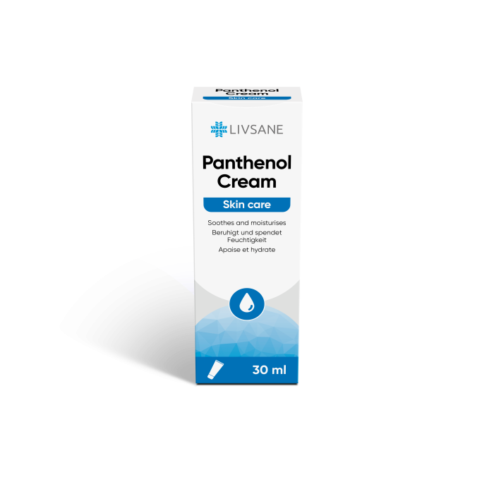 LIVSANE PANTENOOLKREEM 6% 30ML