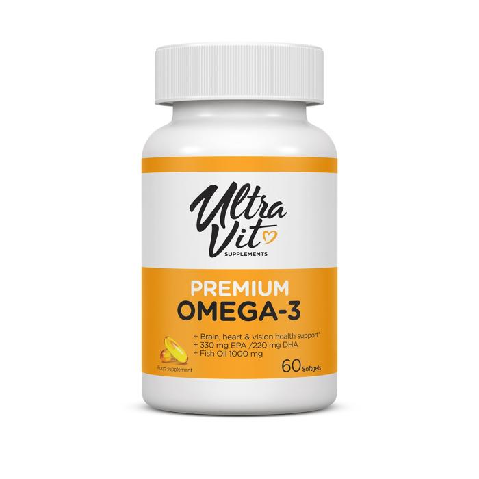ULTRAVIT PREMIUM OMEGA-3 PEHMEKAPSLID 1000MG N60