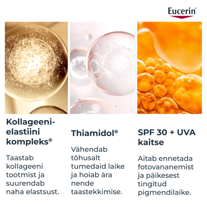 EUCERIN HYALURON-FILLER+ELASTICITY ROSE PÄEVAKREEM KÜPSELE NAHALE SPF30 50ML