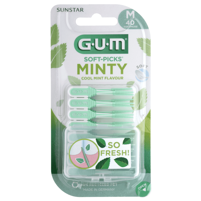 GUM HAMBAVAHEHARJAD SOFT-PICKS COMFORT FLEX MEDIUM MINT N40