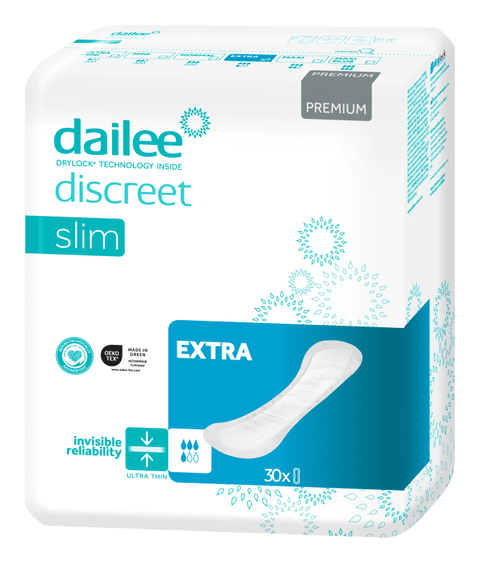 DAILEE DISCREET PREMIUM SIDE SLIM EXTRA 651ML N30