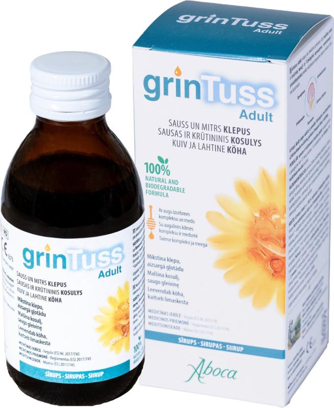 GRINTUSS ADULT KÖHASIIRUP 180G