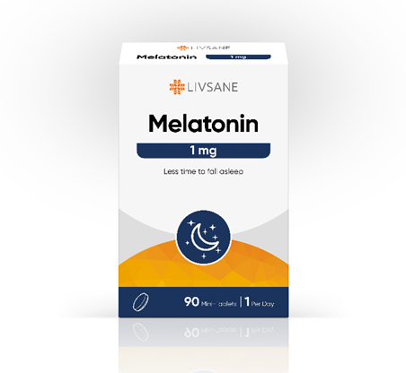 LIVSANE MELATONIIN TBL 1MG N90