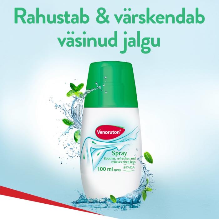 VENORUTON SPREI VÄSINUD JALGADELE 100ML