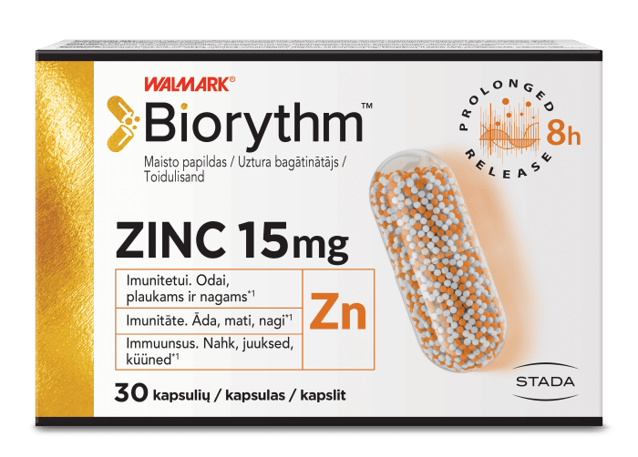 BIORYTHM TSINK KAPSLID N30