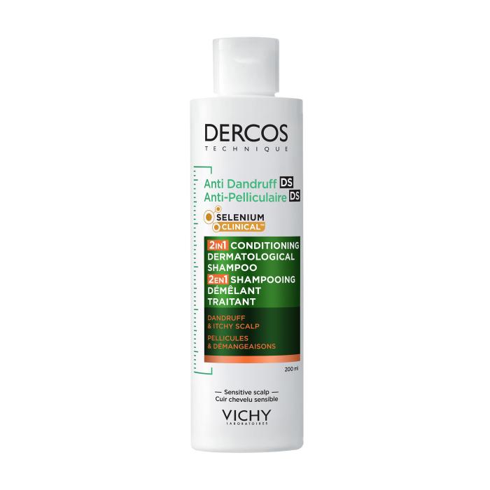 VICHY DERCOS DS 2IN1 ŠAMPOON+PALSAM KÕÕMAVASTANE 200ML