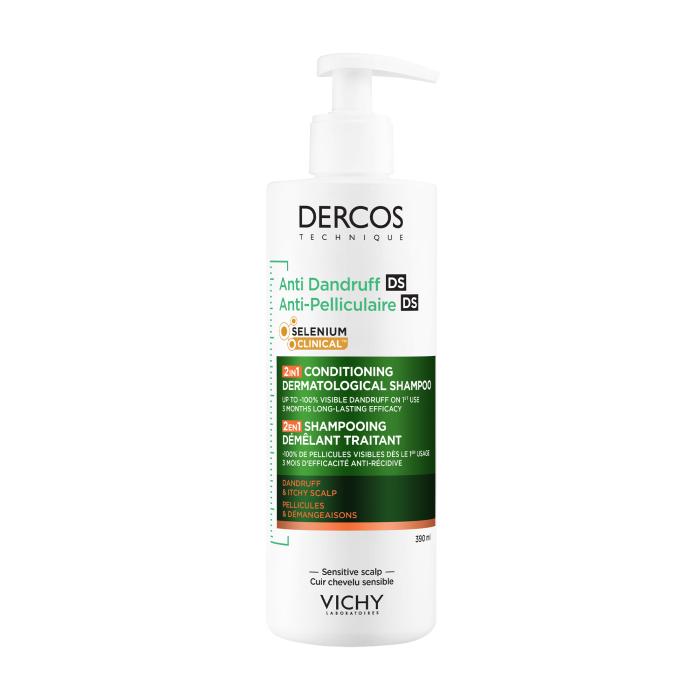 VICHY DERCOS DS 2IN1 ŠAMPOON+PALSAM KÕÕMAVASTANE 390ML