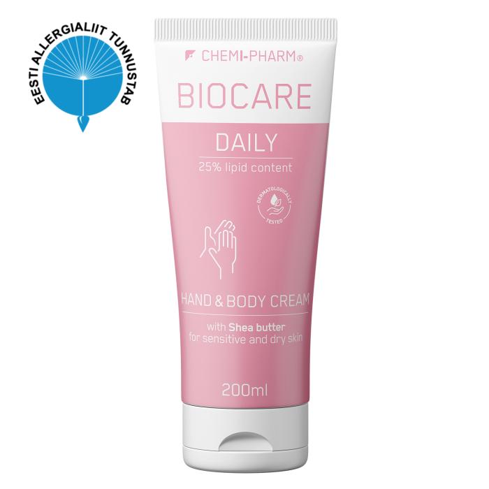 CHEMI-PHARM BIOCARE DAILY 25% KREEM KÄTELE/KEHALE 200ML