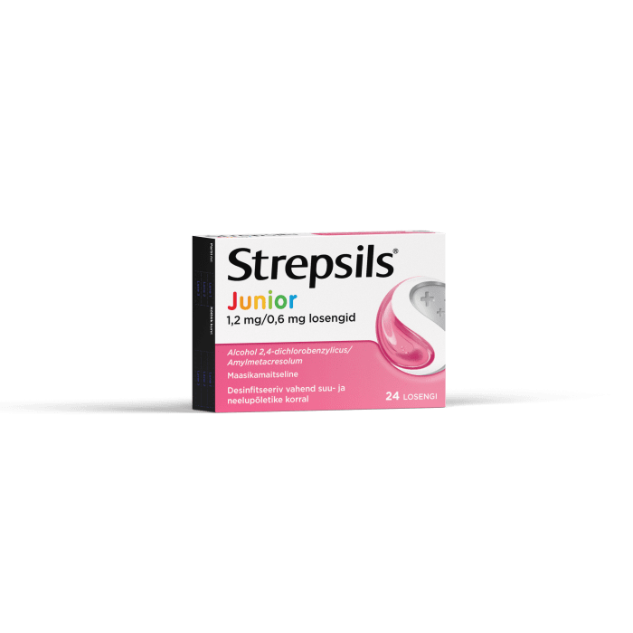 STREPSILS JUNIOR LOSENG 0.6MG+1.2MG N24