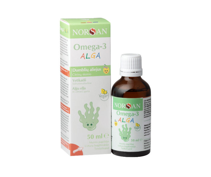 NORSAN OMEGA-3 ALGA VETIKAÕLI 50ML