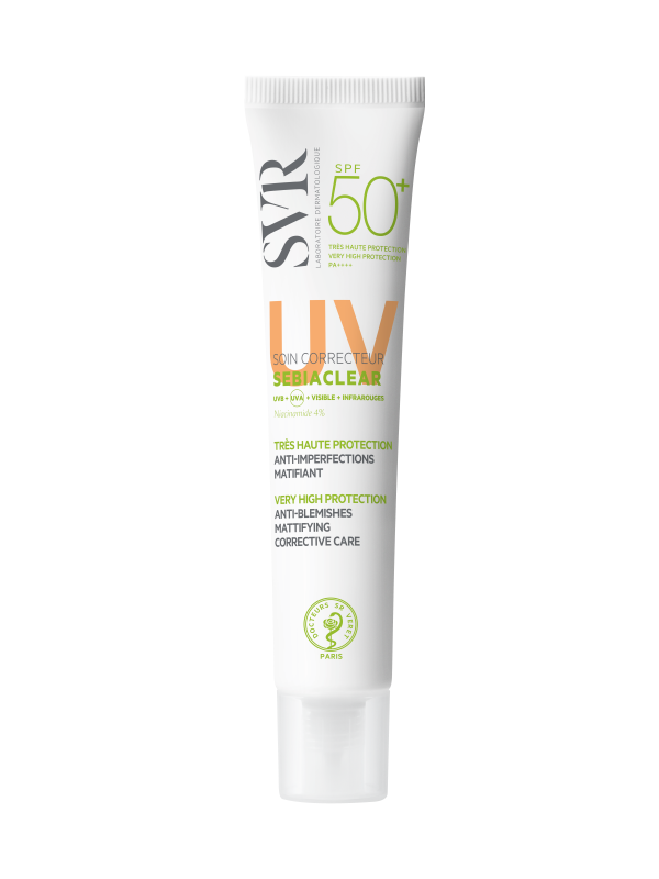 SVR SEBIACLEAR PÄIKESEKAITSEKREEM RASUSELE NAHALE SPF50+ NÄOLE 40ML