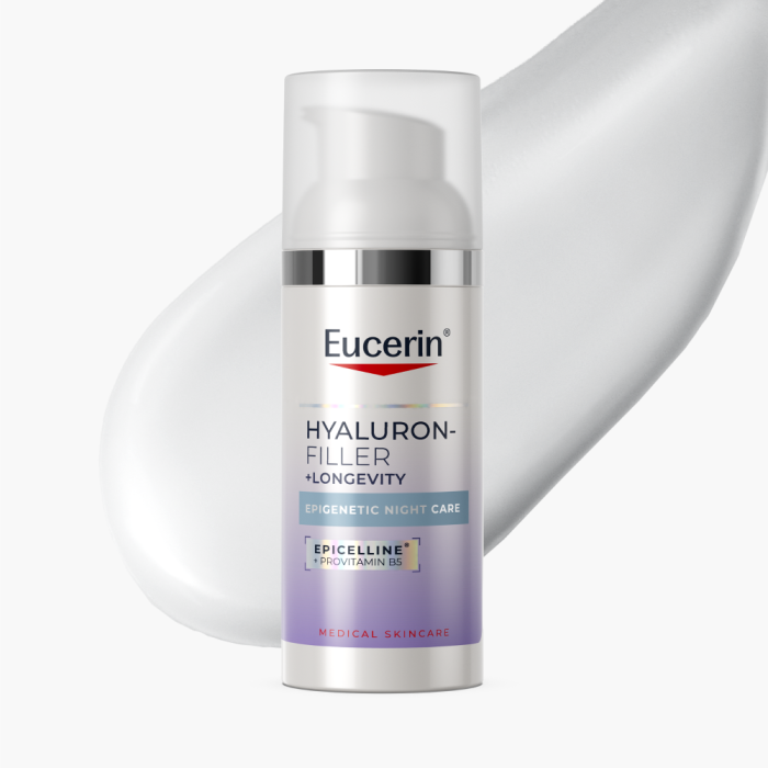 EUCERIN HYALURON-FILLER + LONGEVITY EPIGENETIC ÖÖKREEM 50ML