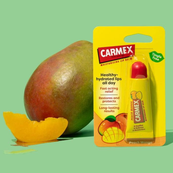 CARMEX HUULEPALSAM VIRSIKU-MANGO TUUBIS 10G