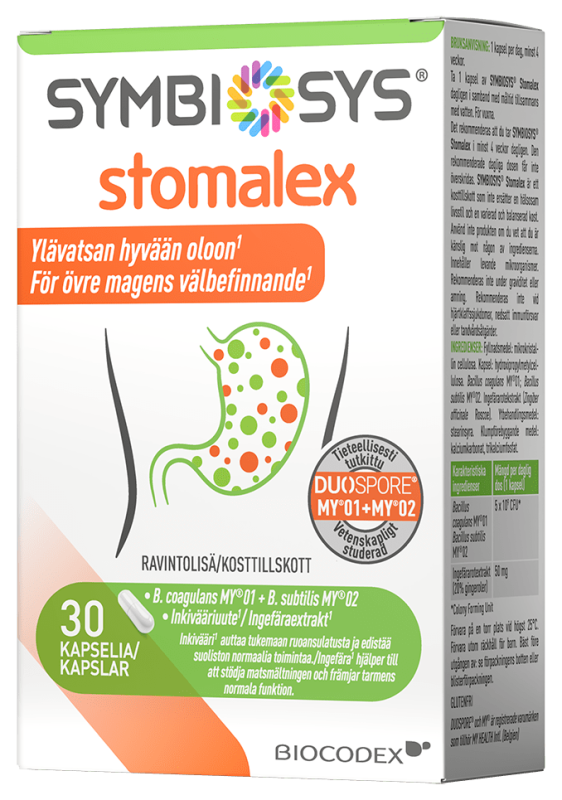 SYMBIOSYS STOMALEX KAPSLID N30