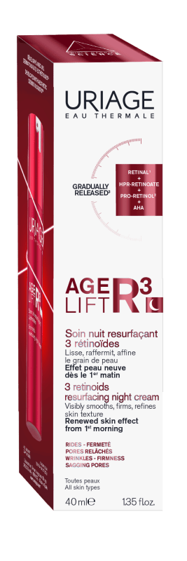 URIAGE AGE LIFT R3 KOLME RETINOIDIGA ÖÖKREEM 40ML