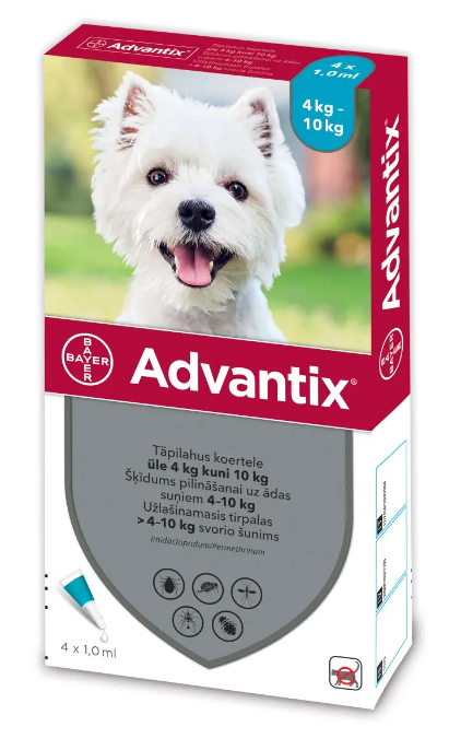 ADVANTIX TÄPILAHUS 500MG+100MG 1ML 1ML N4
