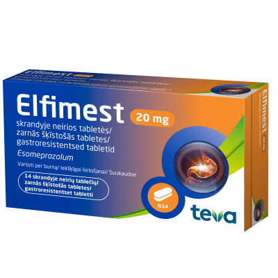 ELFIMEST GASTRORESIST TBL 20MG N14