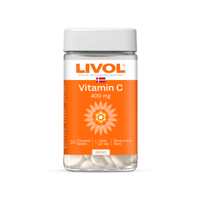 LIVOL EXTRA VITAMIIN C NÄRIMISTBL MUSTSÕSTRAMAITSELINE N50