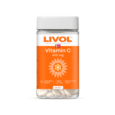 LIVOL EXTRA VITAMIIN C NÄRIMISTBL MUSTSÕSTRAMAITSELINE N50
