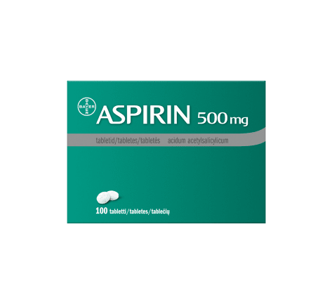 ASPIRIN TBL 500MG N100