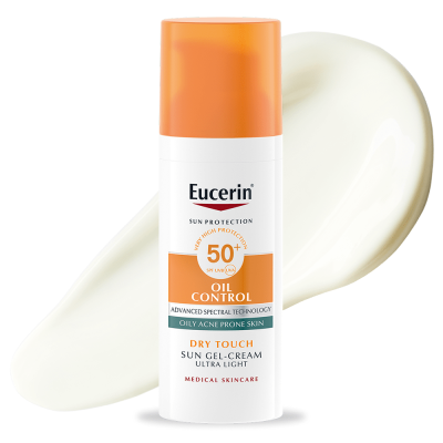 EUCERIN SUN PÄIKESEKAITSE GEEL-KREEM NÄOLE SPF50 50ML
