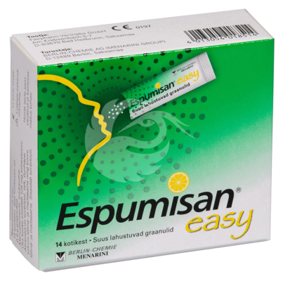 ESPUMISAN EASY SUUS LAHUSTUVAD GRAANULID 125MG N14