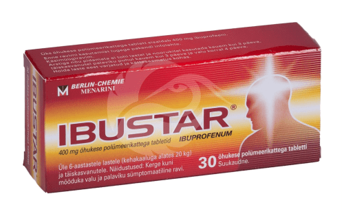 IBUSTAR ÕHUKE POLÜMEERKATTEGA TBL 400MG N30