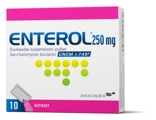 ENTEROL SUUKAUDNE SUSPENSIOON ENSOONI PULBER 250MG N10