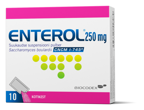 ENTEROL SUUKAUDNE SUSPENSIOON ENSOONI PULBER 250MG N10