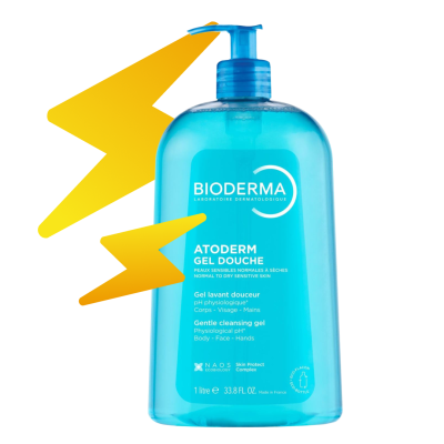 BIODERMA ATODERM DUSHIGEEL NIISUTAV PUMBAGA 1000ML