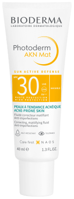 BIODERMA PHOTODERM AKN MAT PÄIKESEKAITSEKREEM SPF30 40ML